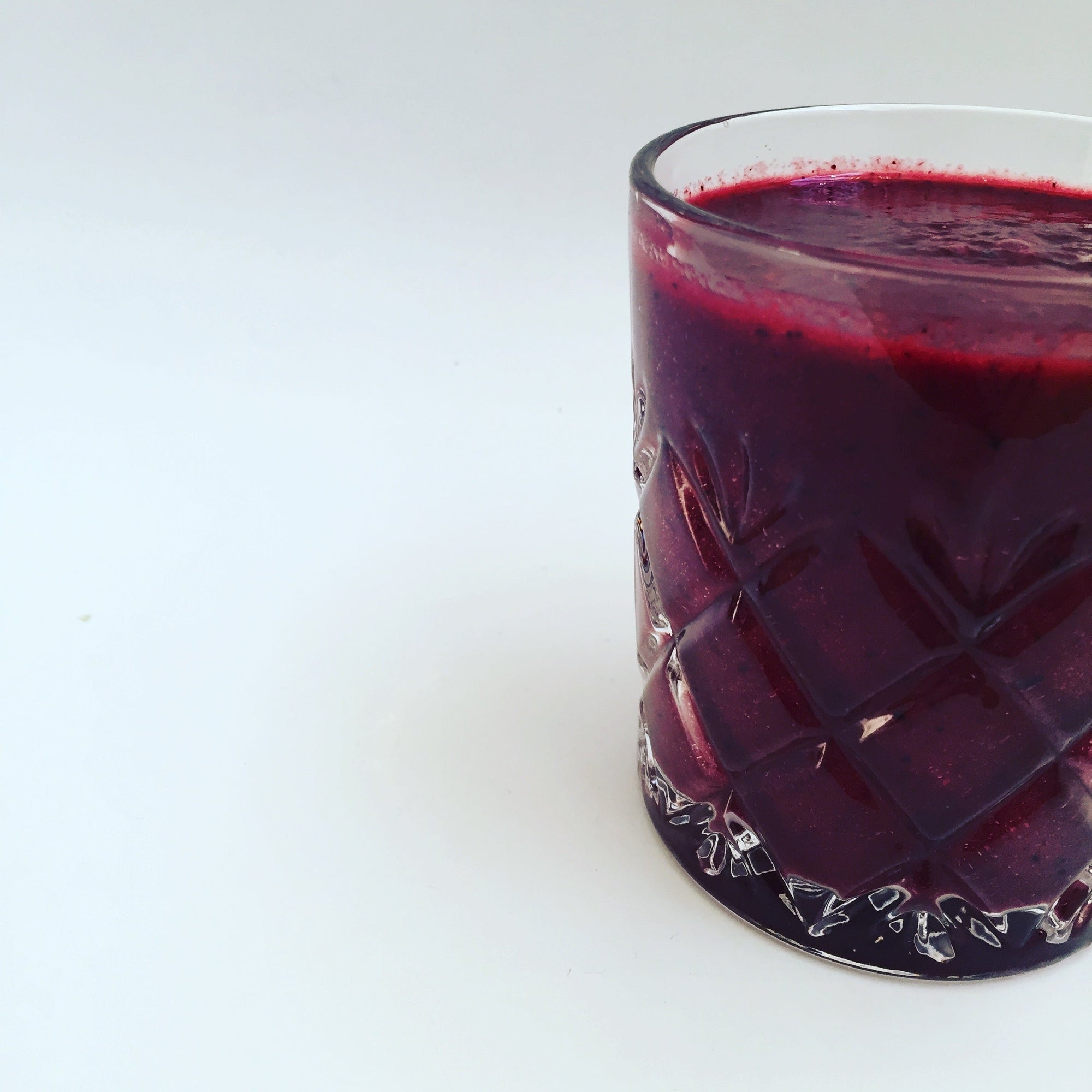 Rød smoothie med rødbede
