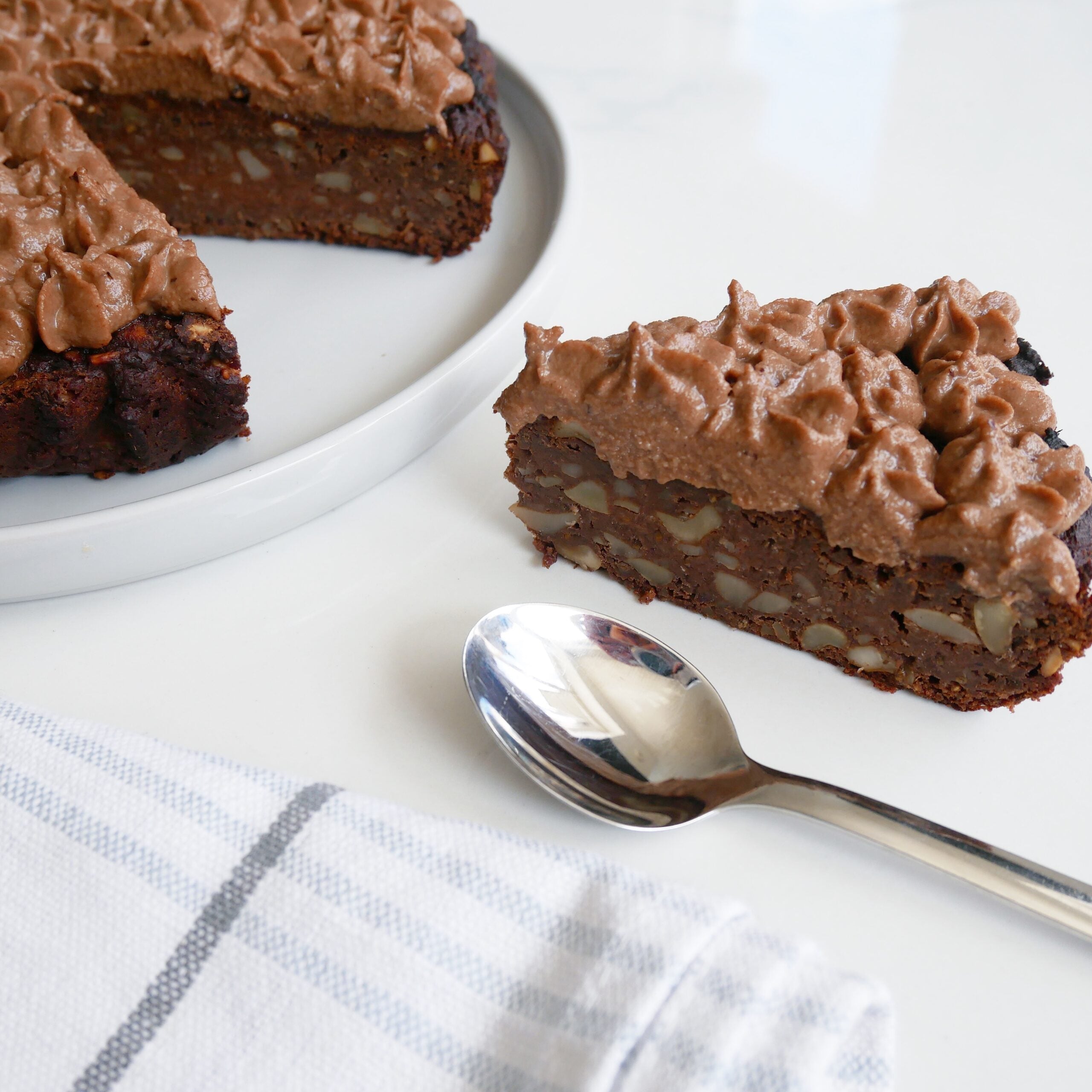 chokoladebrownie frosting