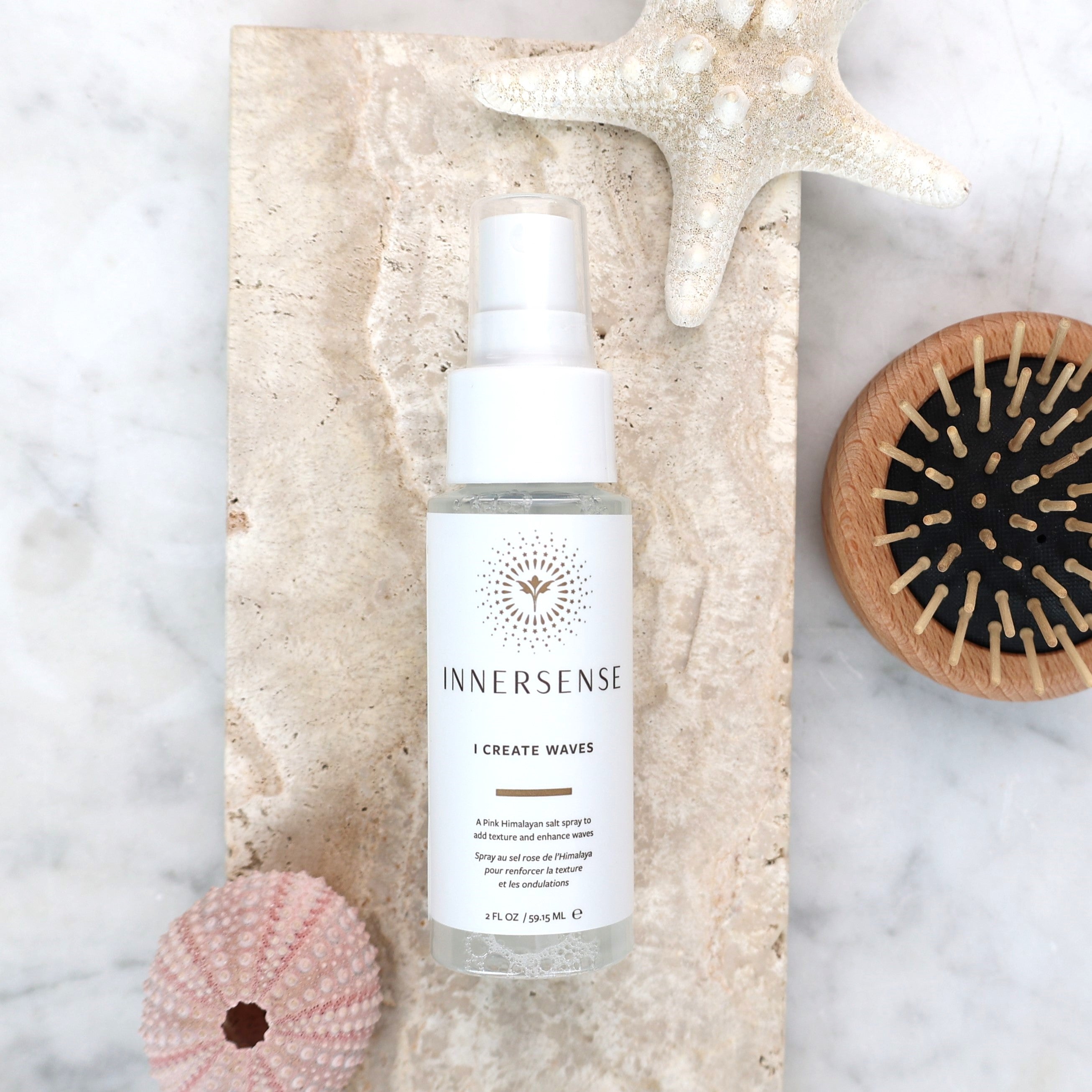 Innersense I Create Waves rosa himalaya salt spray