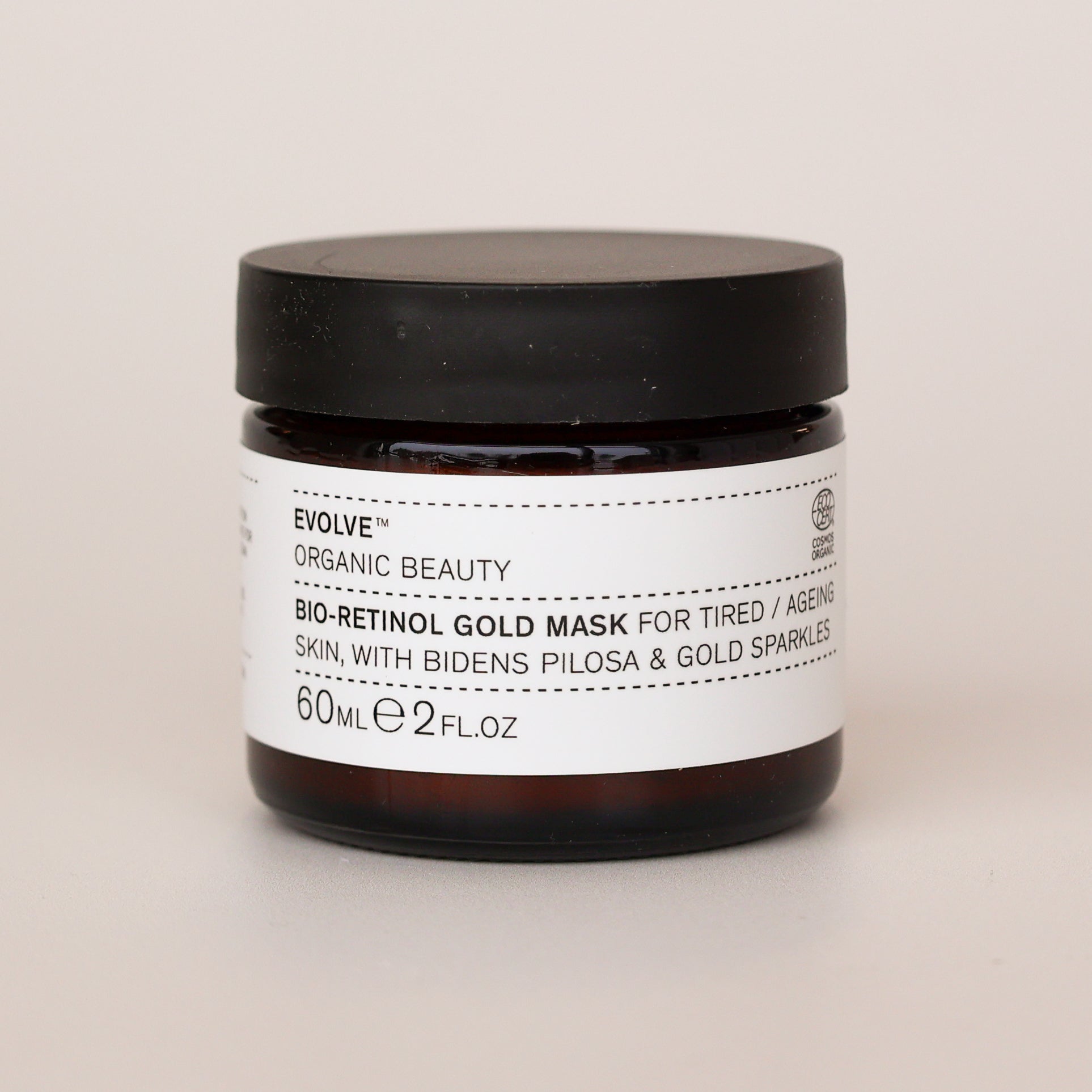 Evolve Bio-Retinol Gold Mask guldmaske glasbøtte 60 ml