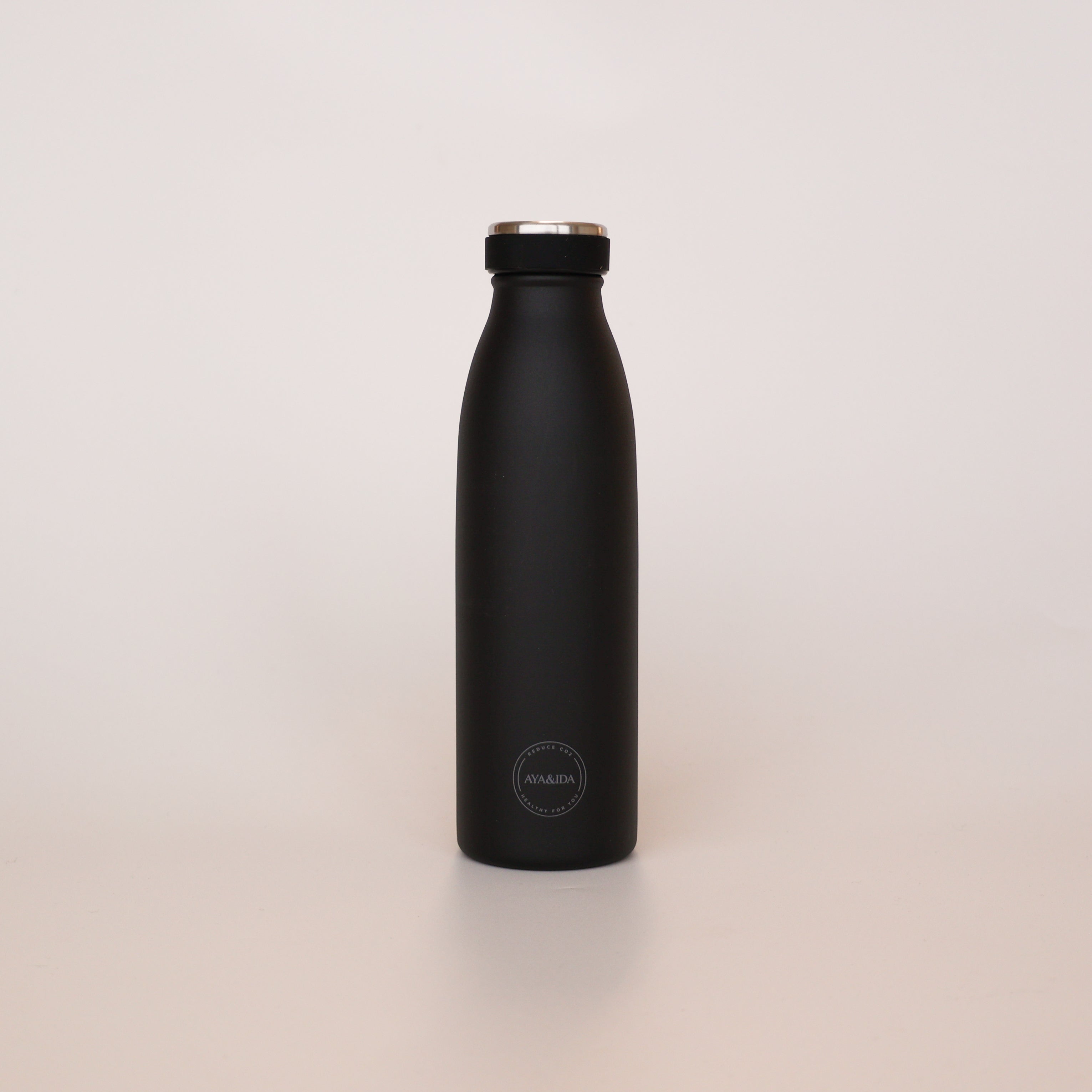 Aya&Ida Drikkeflaske black 500 ml i stål