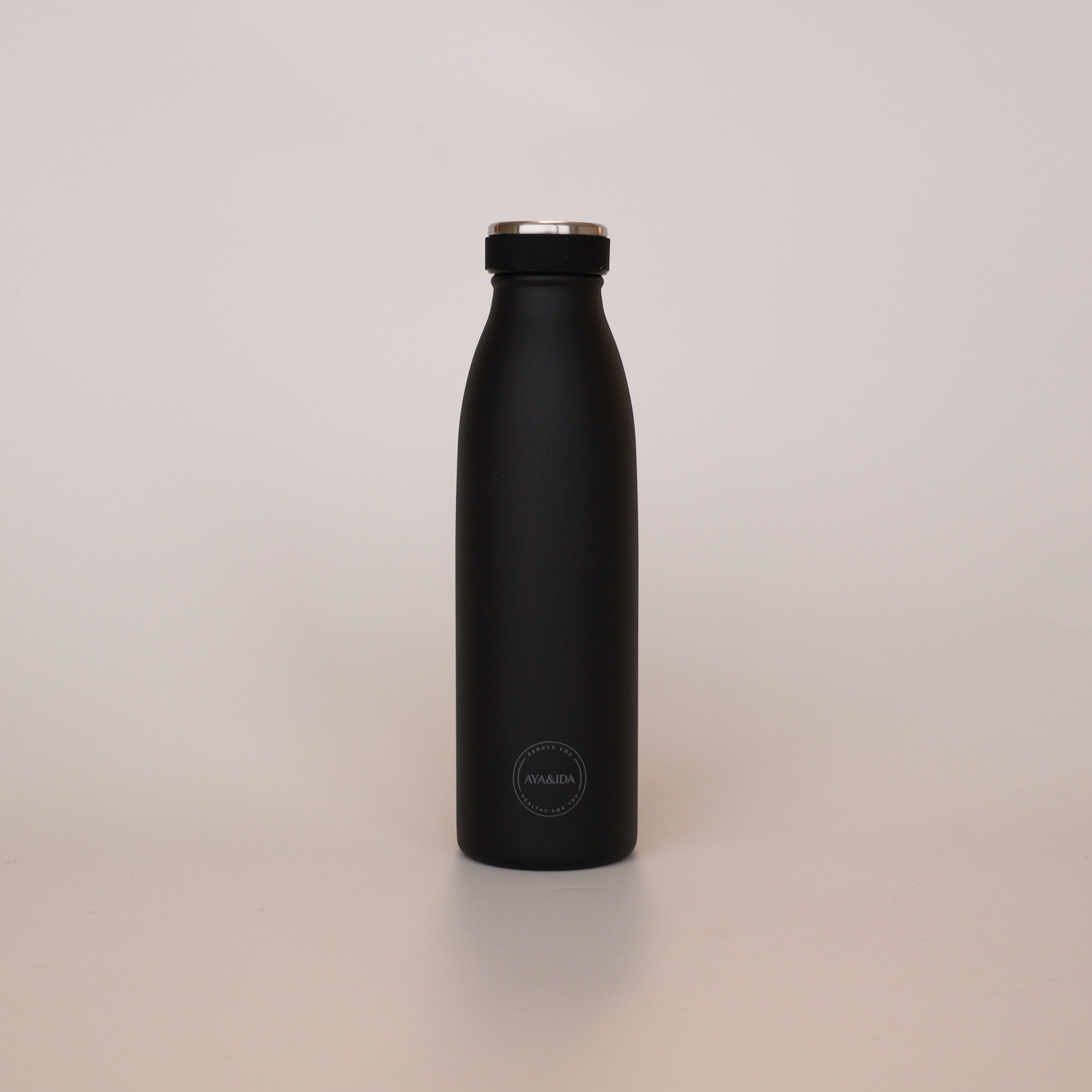 Aya&Ida Drikkeflaske black 500 ml i stål