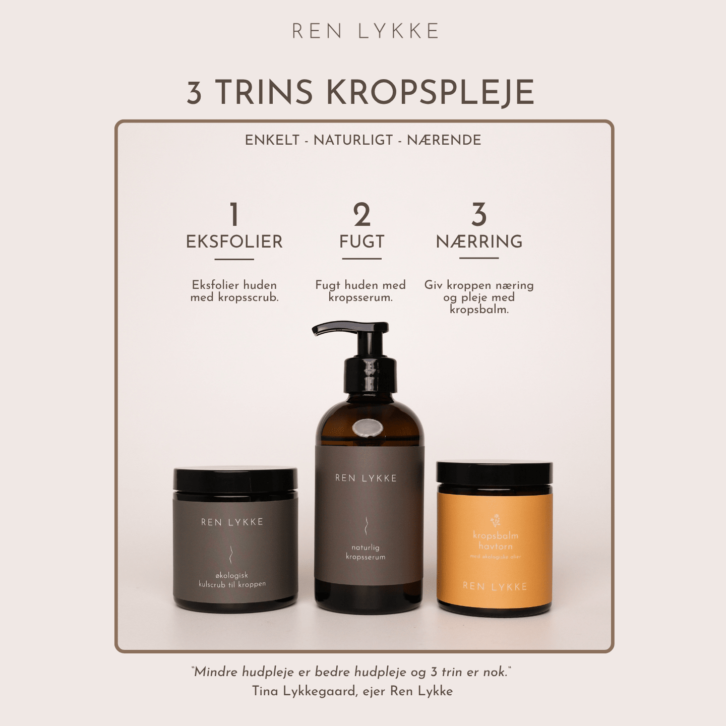 Pakke | Kropsplejerutine med kropsbalm