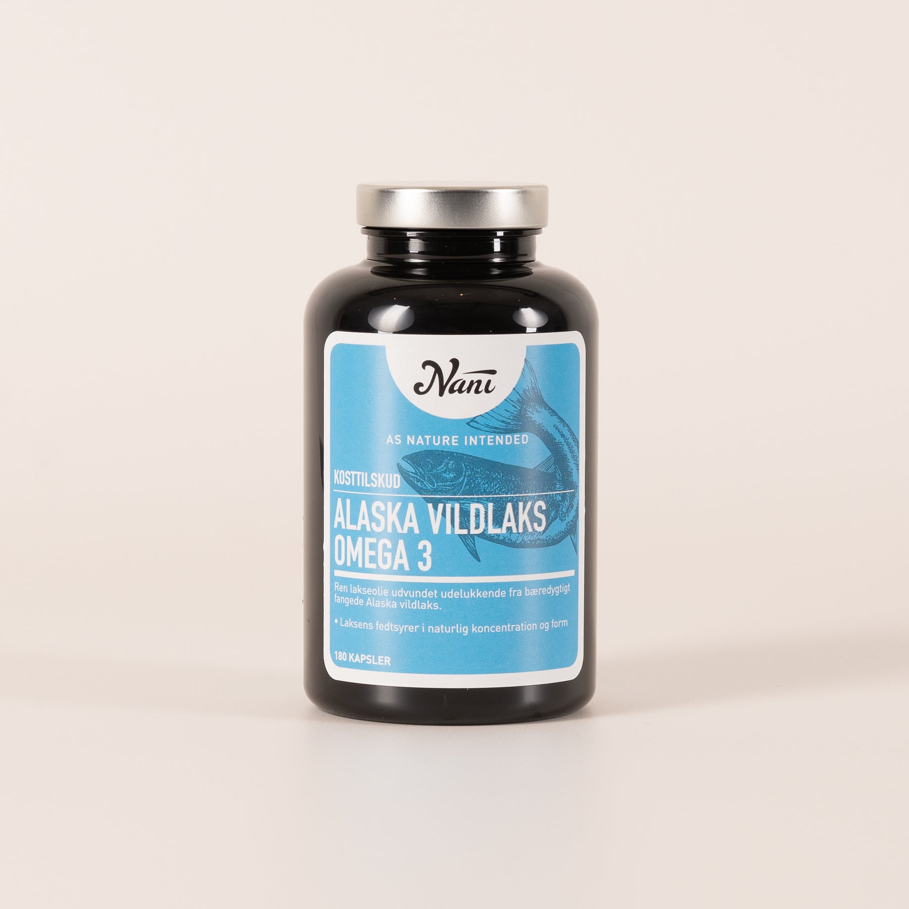 Nani Alaska Vildlaks Omega 3 - 180 kapsler