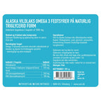 Nani alaska vildlaks omega 3 fiskeolie etiket