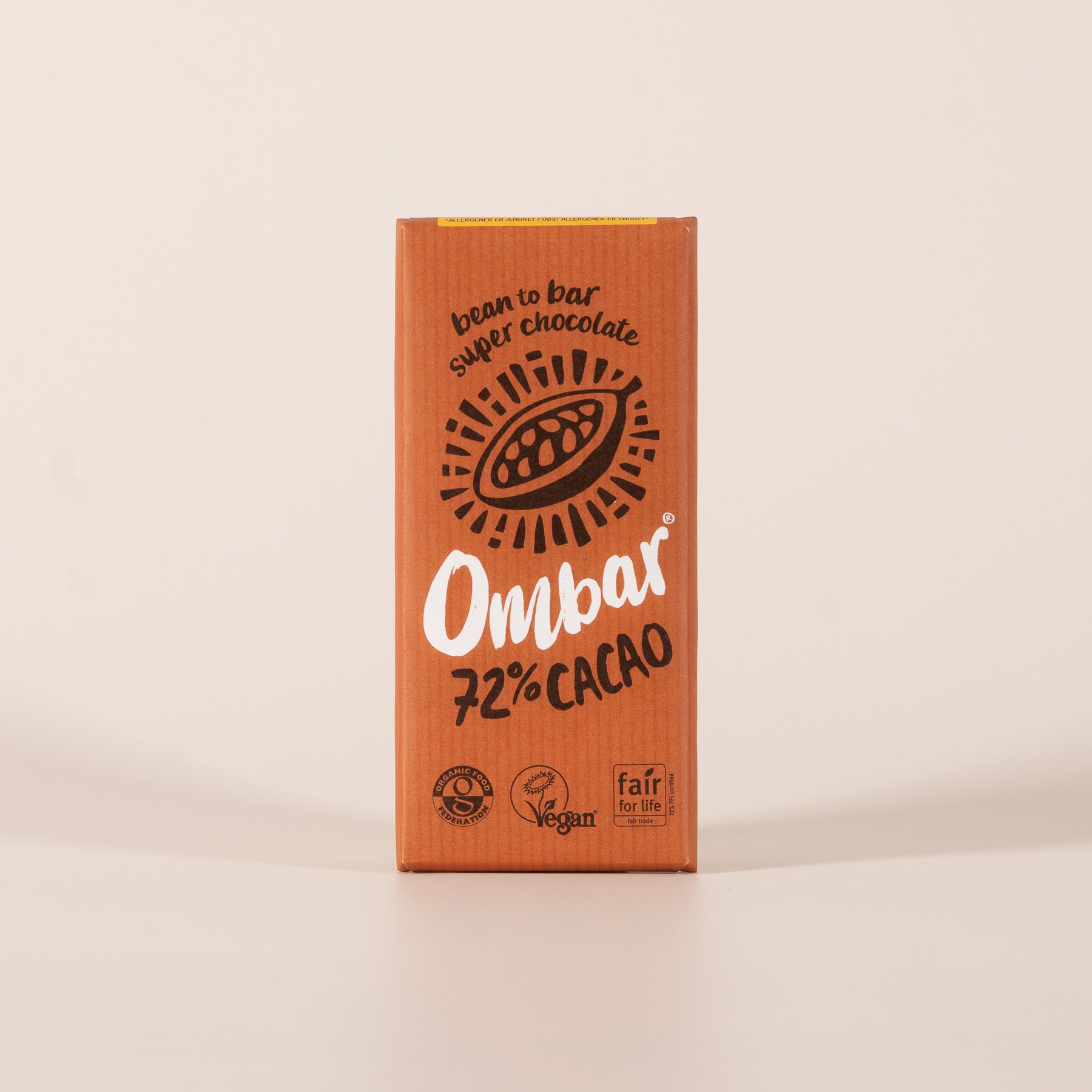 Ombar chokolade med 72% kakao
