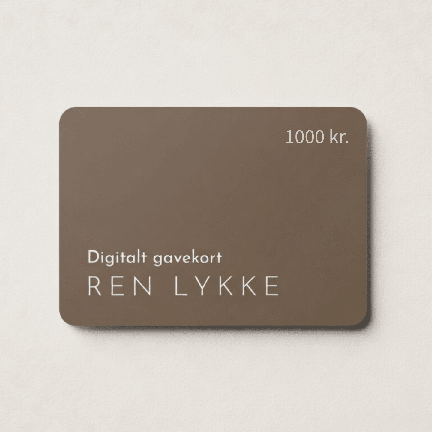 Gavekort