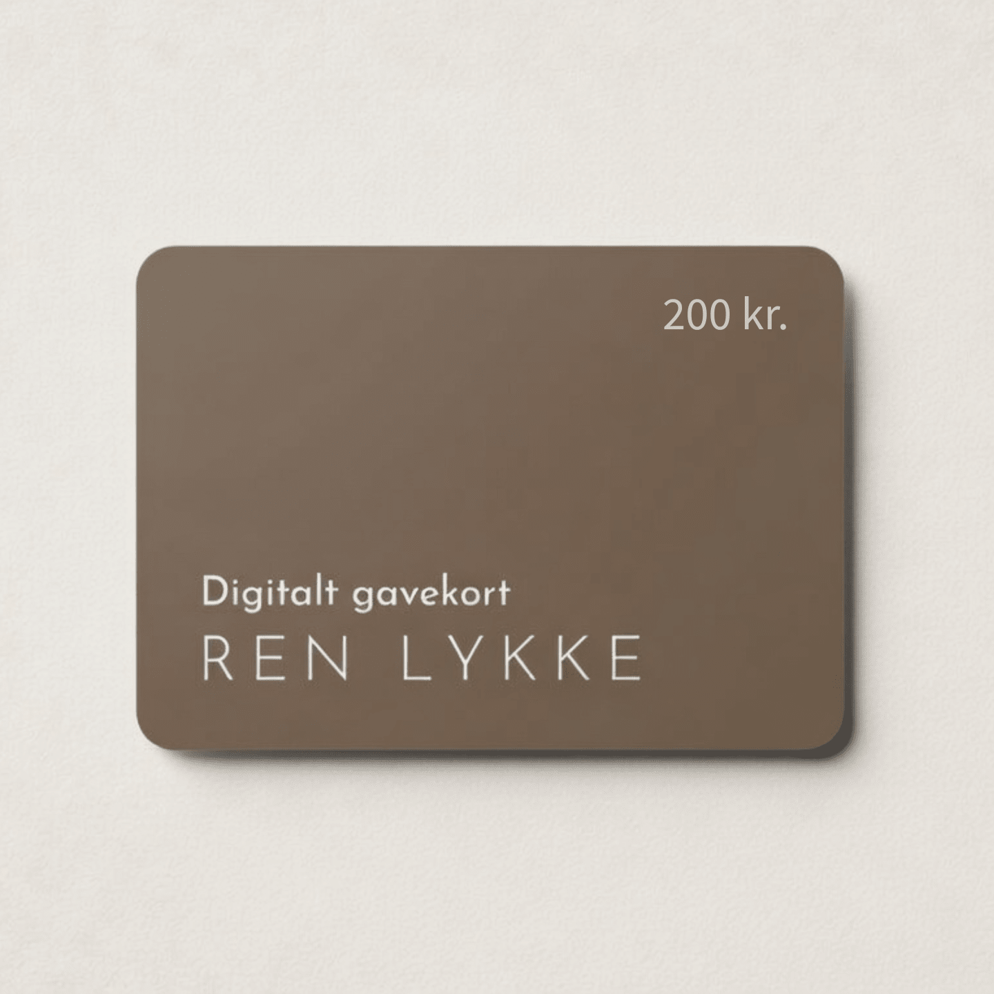 Gavekort