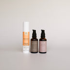 solcreme og fugtserum
