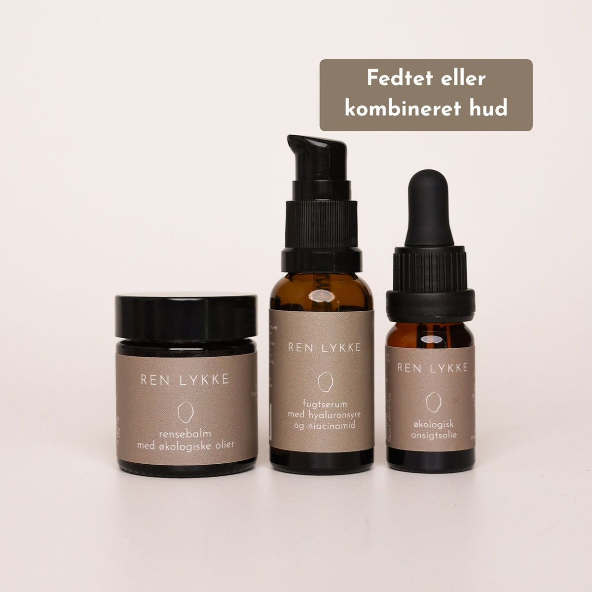 startpakke til fedtet eller kombineret hud